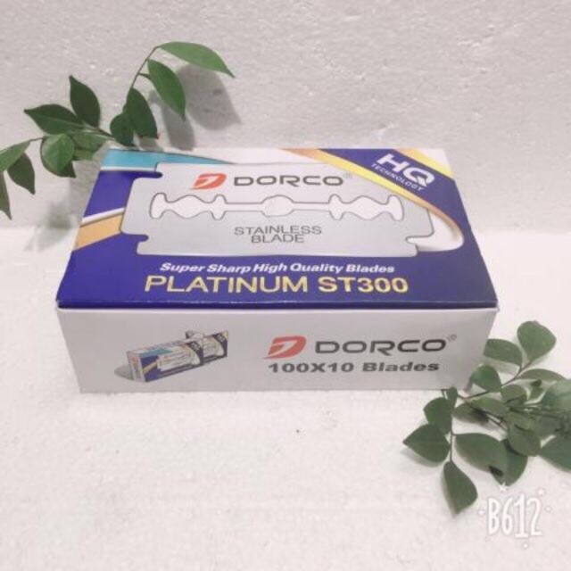Lưỡi Lam Dorco ST-300 (Nhãn Xanh) Hộp gồm 100 Lưỡi