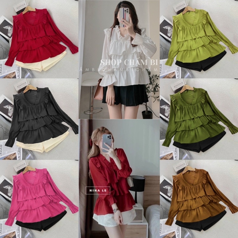 Sét Babydoll Tay Dài Bigsize 50kg Đến 100kg