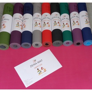 🍏THẢM “HAPPY KID” YOGA MAT TRẺ EM - 6mm 2 lớp  ( QC: 59cm x  1m2 ) + Tặng túi đựng thảm vải HQ cao cấp