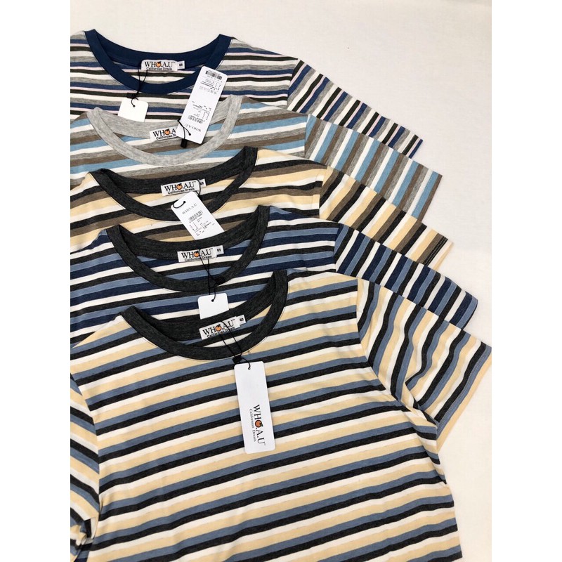 ÁO THUN SỌC TAY NGẮN WHOA.U