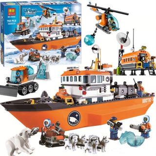 Bộ Lắp ráp lego cities urban 10443 - Tàu phá băng vùng bắc cực