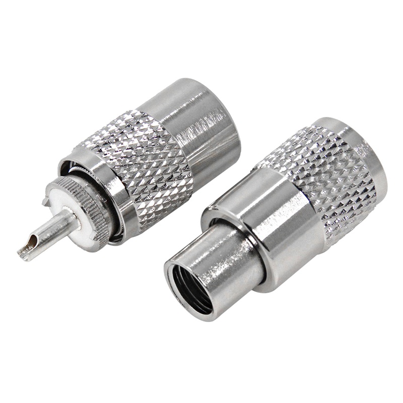 Kim Đồng Trục Đa Năng Fol PL259 UHF Male Sang RG8X RG59 RG8 Coaxial RF