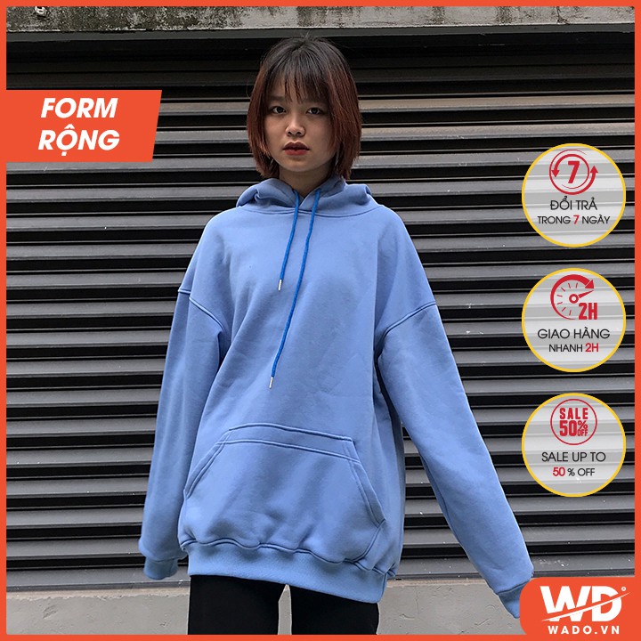 Áo hoodie DREW HOUSE Wado mùa thu đông dáng unisex form rộng oversize chất nỉ bông
