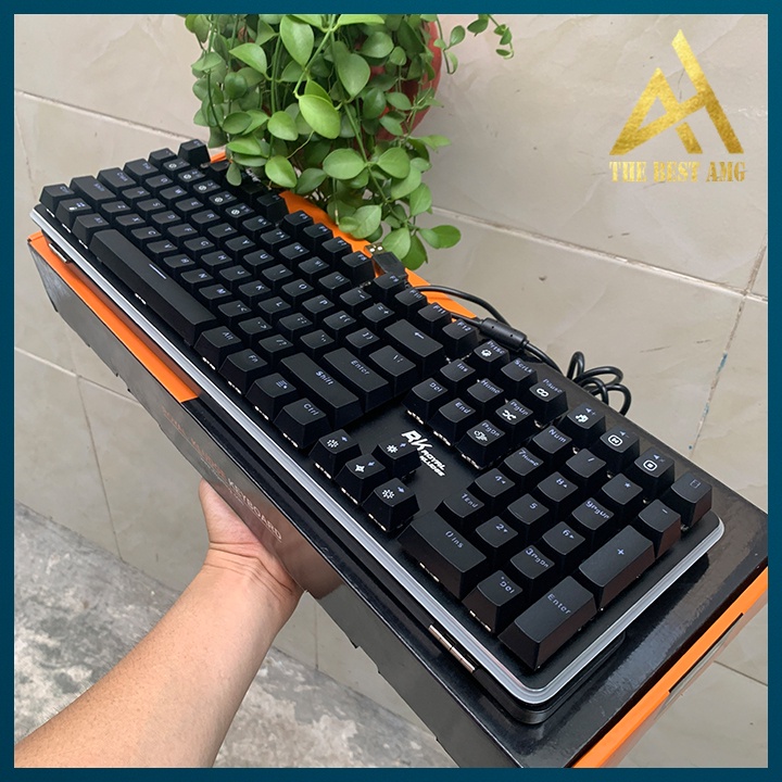 Bàn Phím Cơ Máy Tính PC Gaming LED RGB Đổi Màu ROYAL KLUDGE RK919 Chơi Game Laptop Keyboard Có Dây