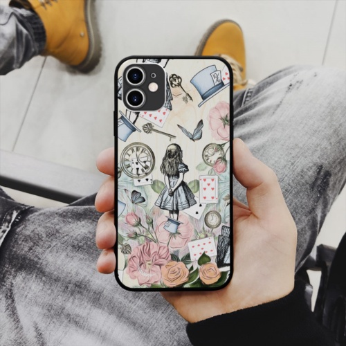 Ốp lưng iphone SAMSUNG hình tiny girl collage art pop art chống sốc cứng  cho các dòng iPhone PAP20210729
