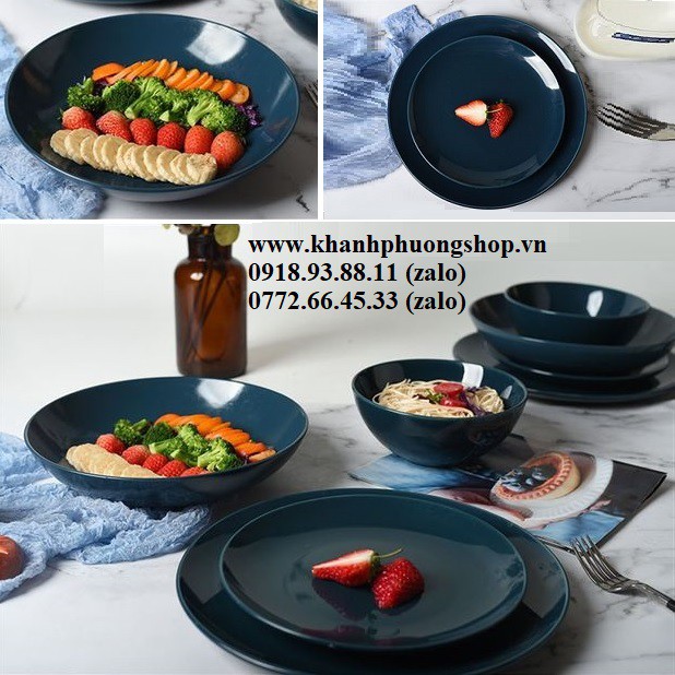 Bộ chén tô dĩa sứ cao cấp - bộ chén tô dĩa sứ