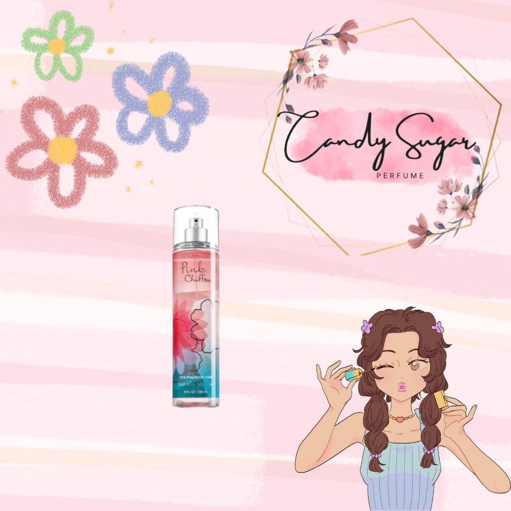 Xịt Thơm Bath And Body Works Pink Chiffon