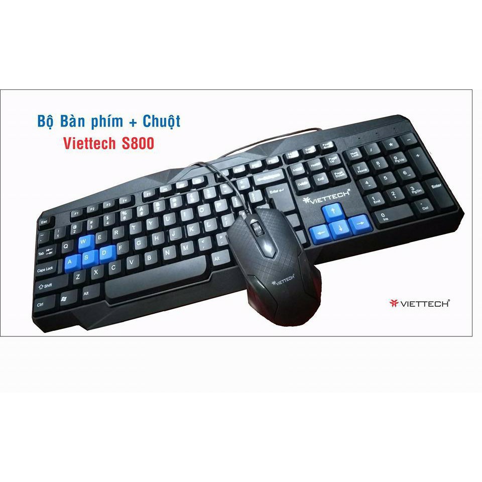 Bộ Phím Chuột Văn Phòng Viettech S800 [CHÍNH HÃNG]