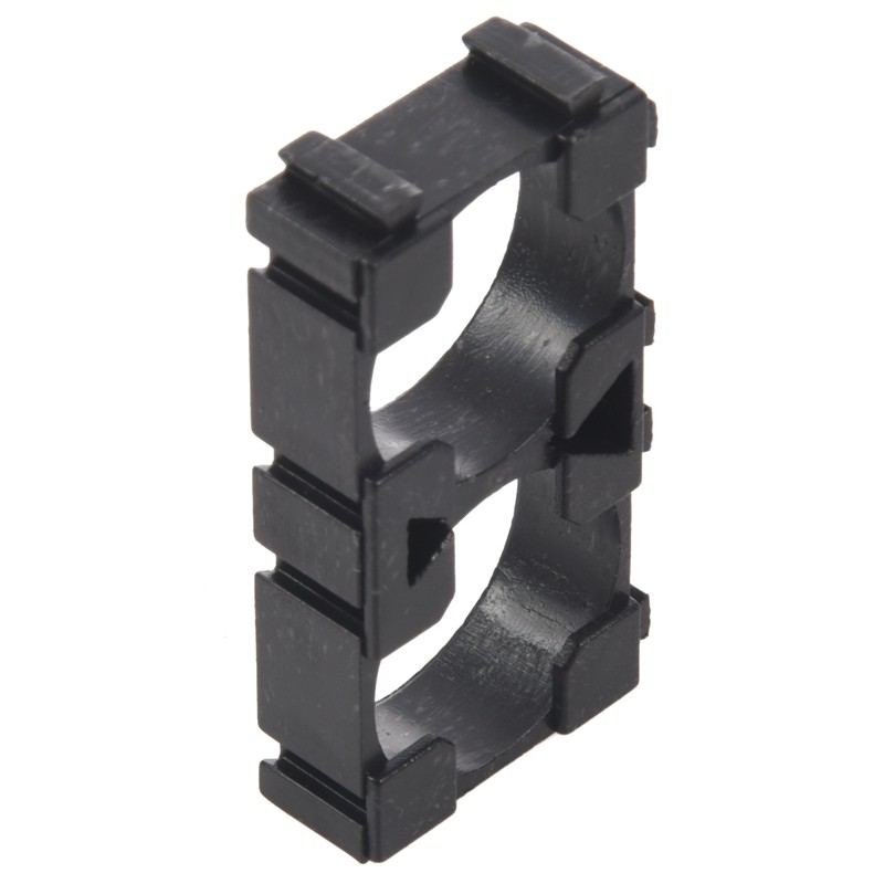 20x 18650 Lithium Battery Double Holder Bracket for Cell Pack Black | BigBuy360 - bigbuy360.vn
