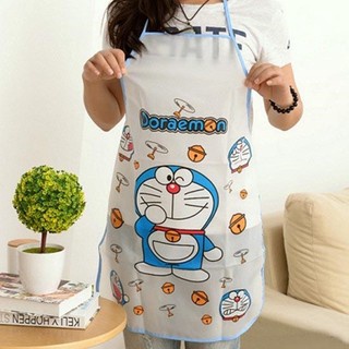 Tạp dề nilon chống thấm cute - tạp dề chống nước, chống dầu mỡ họa tiết hoạt hình