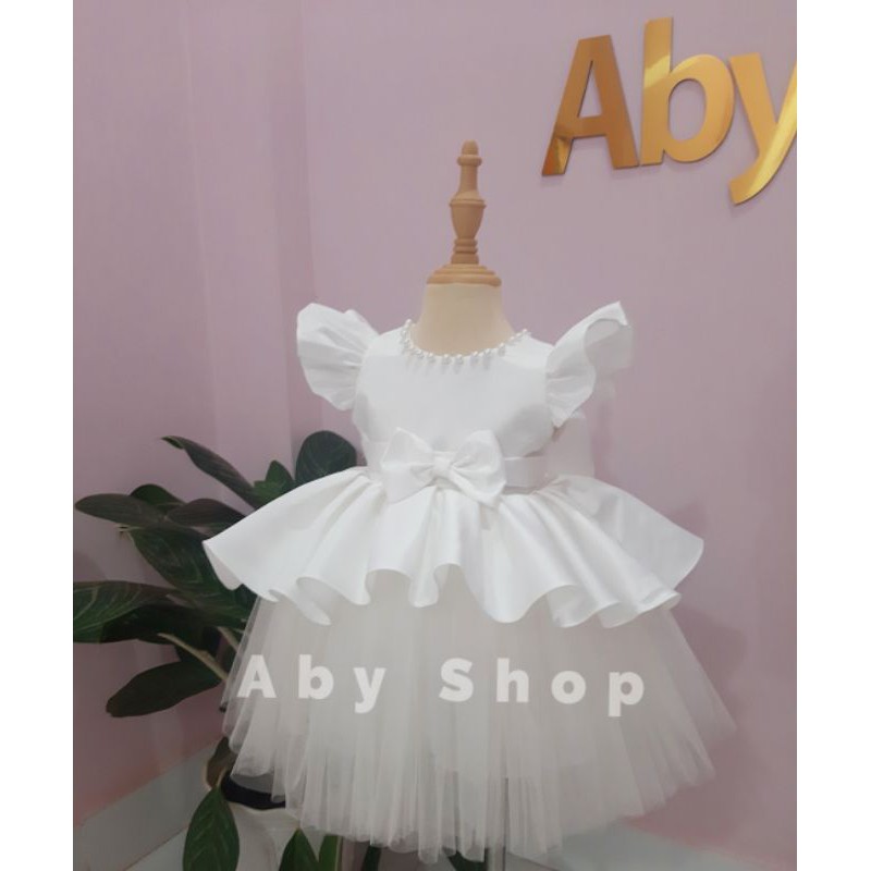 Váy công chúa cho bé tặng kèm cài tóc