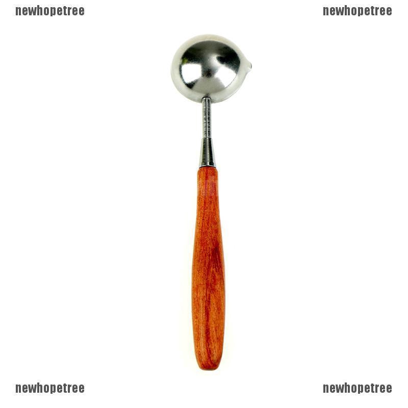 Muỗng Múc Sáp Niêm Phong Bì Thư Tay Cầm Bằng Gỗ