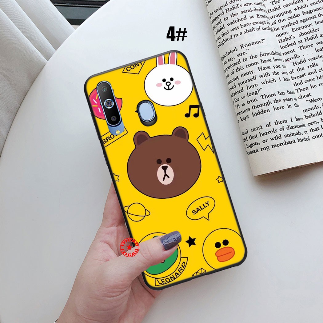 Ốp điện thoại họa tiết gấu nâu / thỏ cony 54SA cho Samsung Galaxy A30S A20S A20E A10S A30 A20 A10 A9 A8 A7 Plus