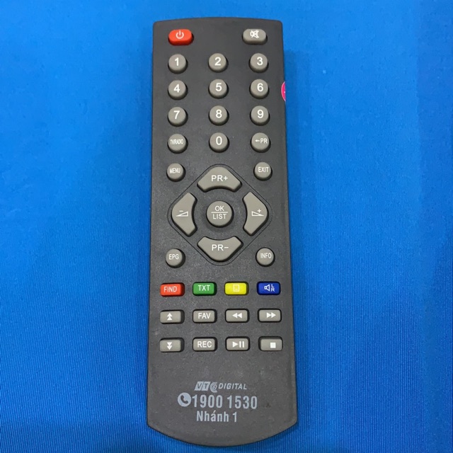 REMOTE ĐIỀU KHIỂN ĐẦU THU VTC 201