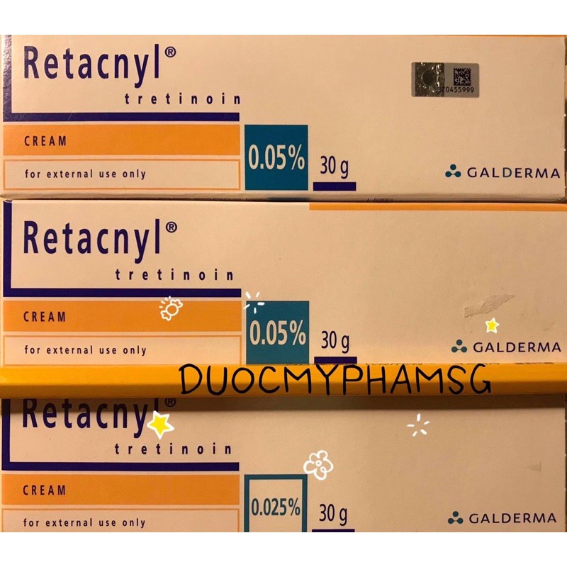 Kem giảm mụn, trẻ hoá da Retacnyl 30g