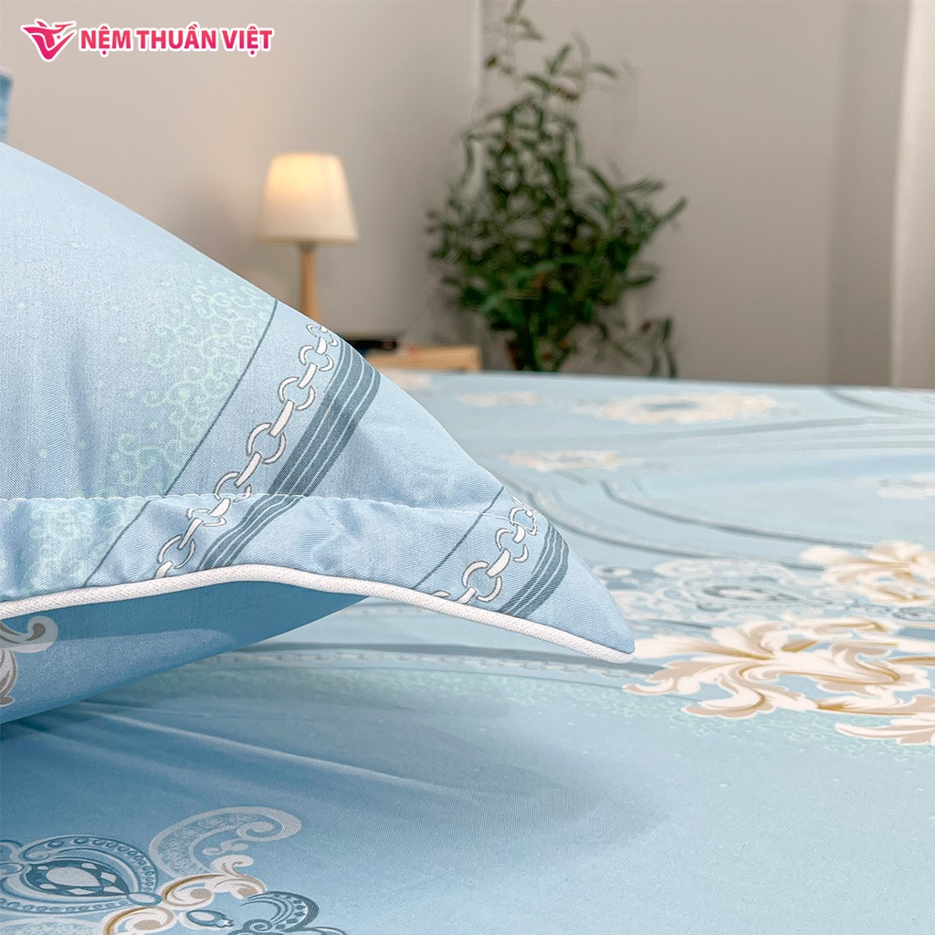 Mền Tencel Thuần Việt Cao Cấp - Xanh Dương TVM13 - Kích Thước 180x200