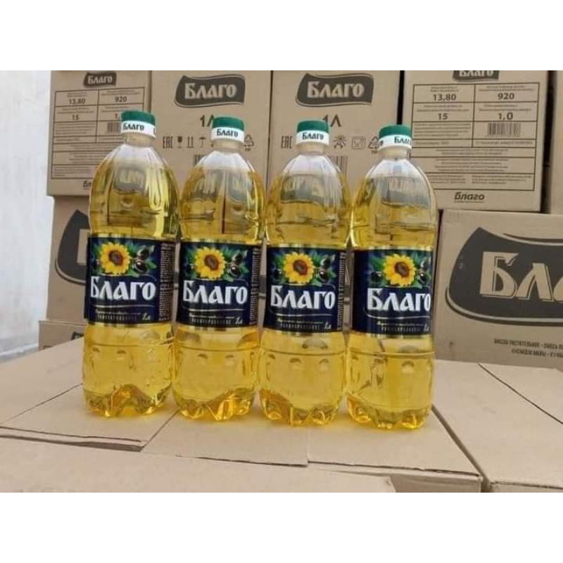 Dầu ăn hướng dương Nga Blago 1lit