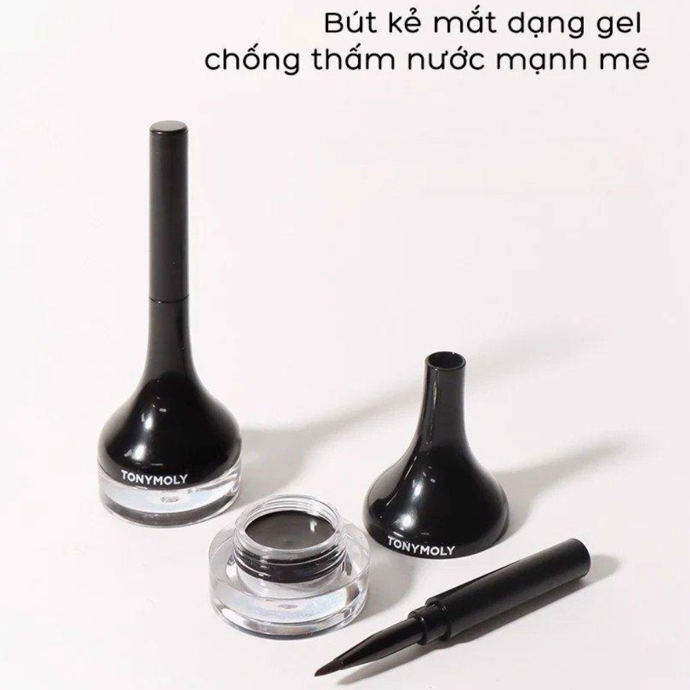 Gel kẻ mắt Tonymoly Backstage Gel Eyeliner 4g chống thấm nước