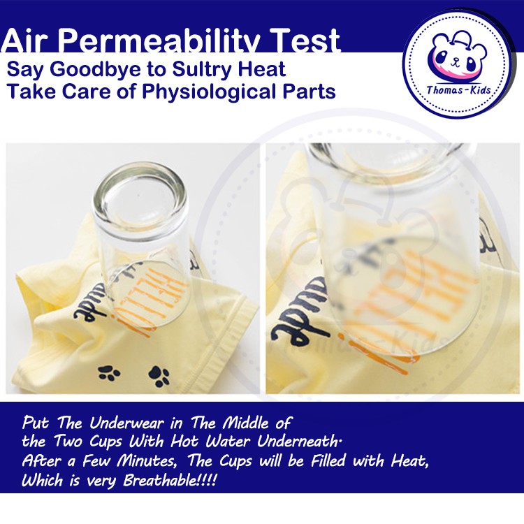 Bộ 5 Quần Lót Boxer Chống Vi Khuẩn Thoáng Khí Thoải Mái Cho Bé Trai 3-12 Tuổi