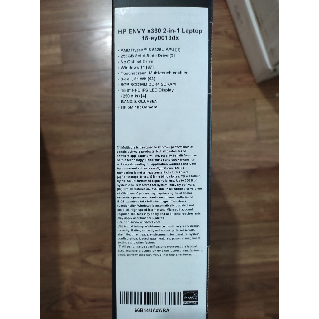 Laptop HP Envy x360 15-EY0013DX Ryzen 5-5625U, 8GB, 256GB SSD, 15,6" FHD TOUCH