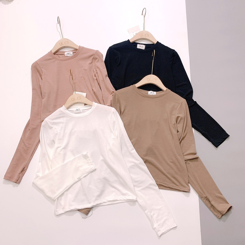 ÁO THUN DÀI TAY NỮ ❤️ FREESHIP ❤ CHẤT COTTON ĐƯỜNG MAY CHẮC CHẮN LÊN PHOM CỰC SANG CHẢNH | BigBuy360 - bigbuy360.vn