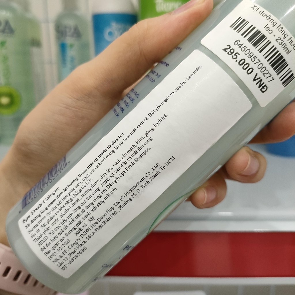 236ML - TROPICLEAN - XỊT DƯỠNG LÔNG - HƯƠNG THIÊN NHIÊN TƯƠI MÁT - NƯỚC HOA DƯỠNG LÔNG HƯƠNG DƯA LEO