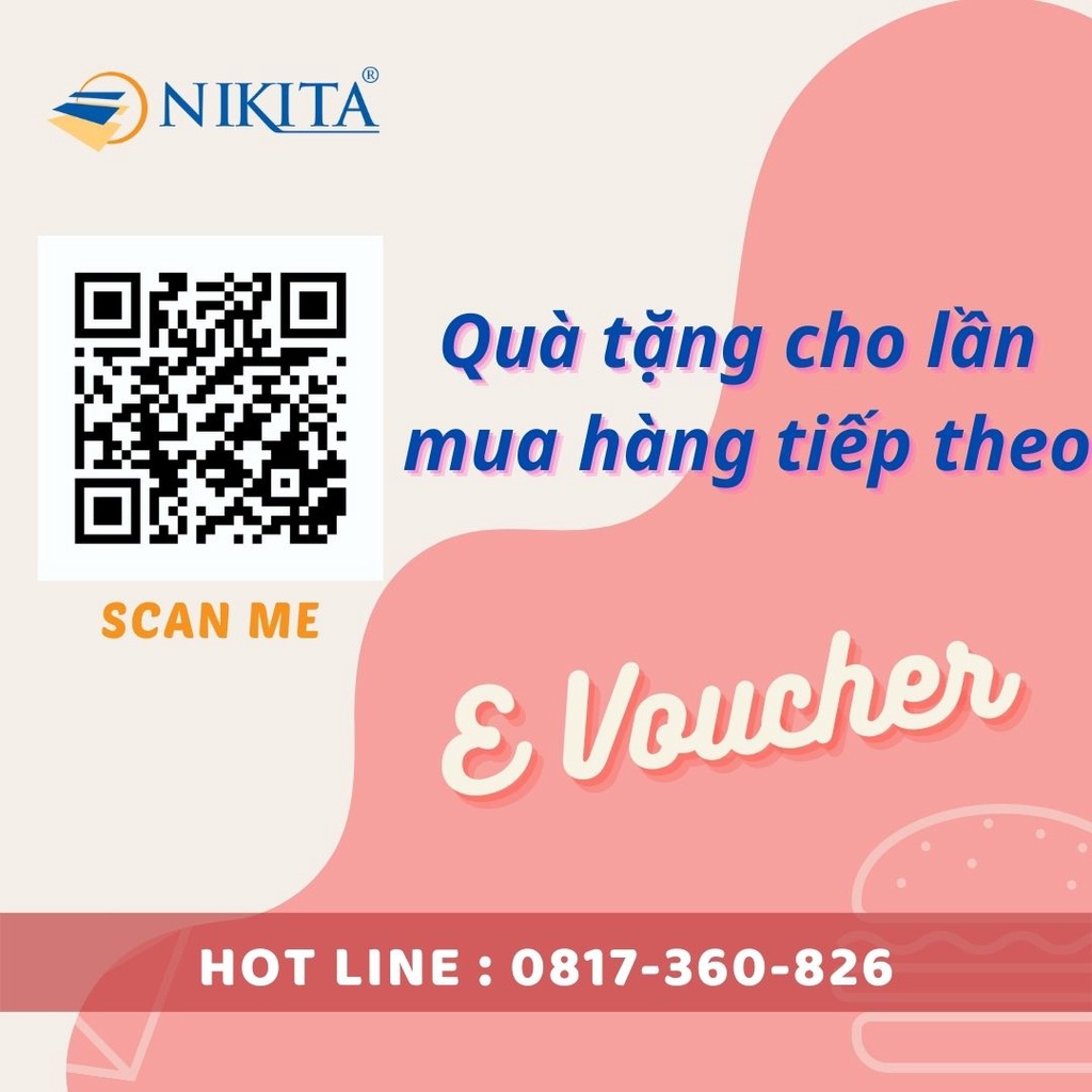 [Quà tặng Miễn Phí] E Voucher khách hàng thân thiết lần mua hàng tiếp theo NIKITA Official - Thang nhôm, giường xếp