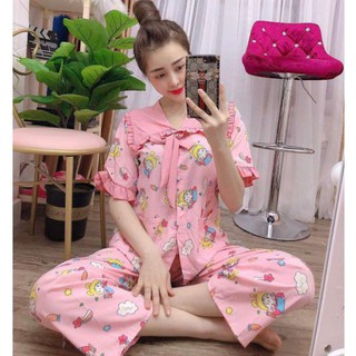 Đồ bộ lụa tiểu thư freesize bộ mặc nhà xưởng may giá rẻ