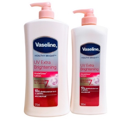 Dưỡng thể Vaseline UV Extra Brightening 10x 320ml Thái Lan