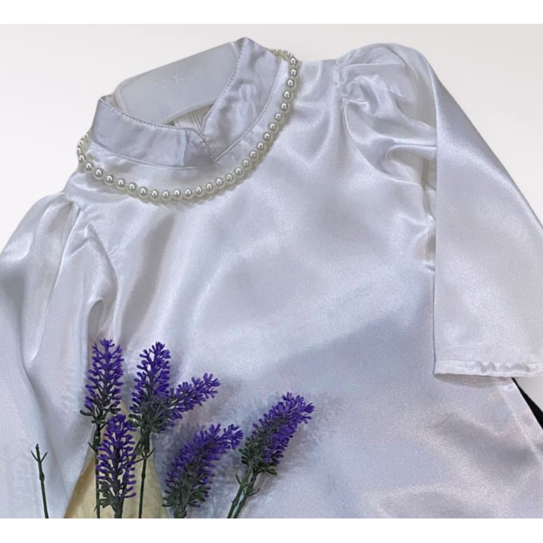 Bộ quần áo dài bé gái trắng đen 8-28kg Angel Baby Thời Trang Thiết Kế