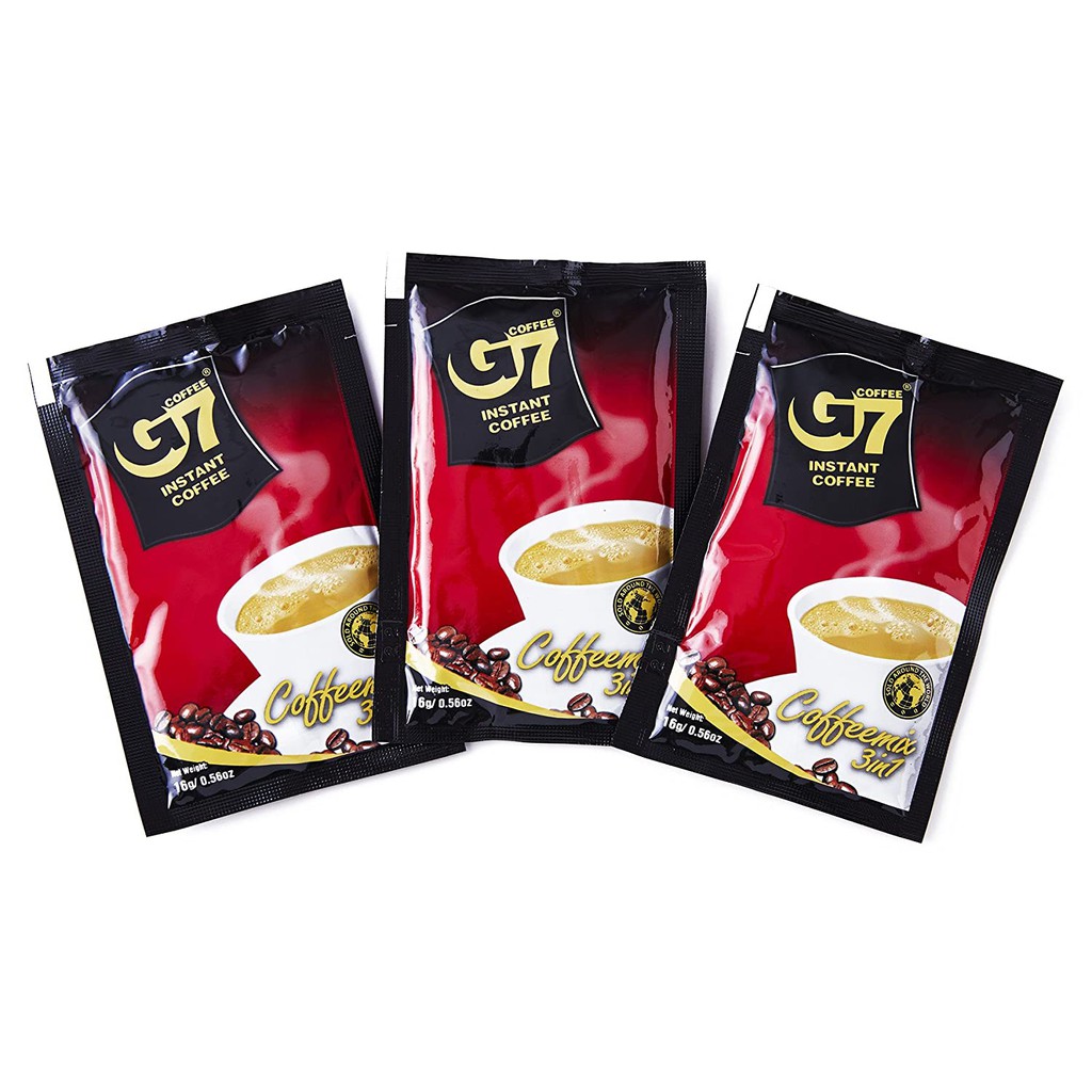 ( Lẻ ) 1 Gói Cà Phê Sữa Hòa Tan G7 3in1 Trung Nguyên 16gr