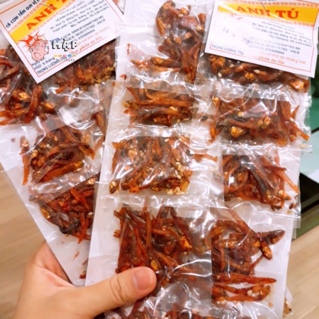 Cá Cơm Khô Chiên Giòn Tẩm Gia Vị Anh Tú