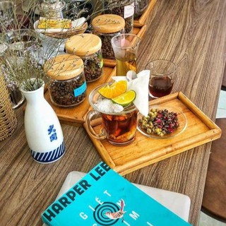 Ly thủy tinh có quai lipton nóng/ 1 lốc 6 cái