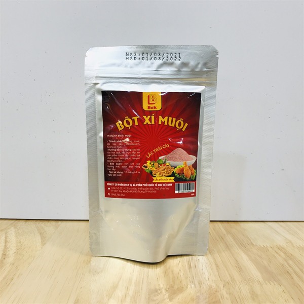 Bột Xí Muội Gói 100g Dùng Lắc Khoai Tây, Gà Rán, Trái Cây