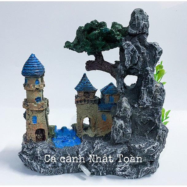 TIỂU CẢNH TRANG TRÍ HỒ CÁ NON BỘ 19X10X18CM