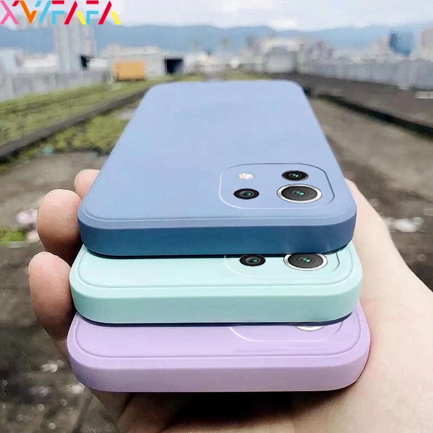 Ốp điện thoại silicon mềm màu kẹo bảo vệ camera cho Xiaomi Poco X3 Pro X3 NFC Mi 10 Pro Mi 10 Lite Redmi 9T