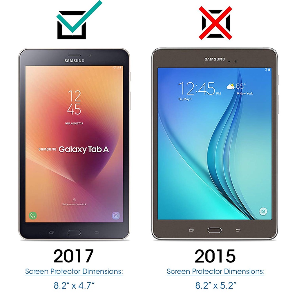 Kính Cường Lực Toàn Màn Hình Cho Samsung Galaxy Tab A 8.0 2017 SM-T380 T385