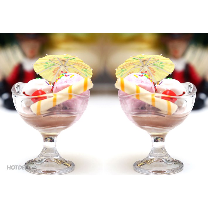 GIÁ SỈ TẠI XƯỞNG Bộ 6 Ly kem sóng thủy tinh ăn kem tươi cỡ nhỏ 145ml - cỡ to 280ml đẹp giá rẻ