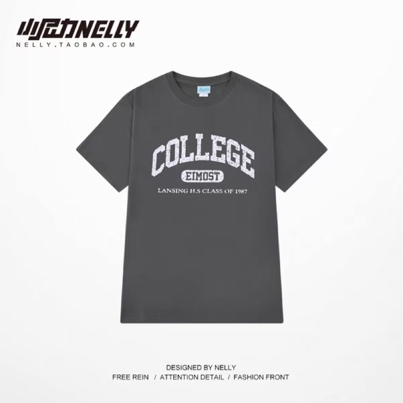 Áo phông nelly heybig sale (có sẵn) college