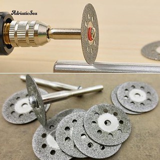 Bộ 10 lưỡi cưa cắt tròn + 2 trục đĩa