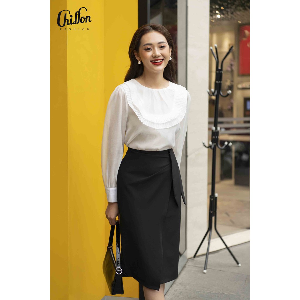 < Thiết kế đẹp 2021 >_Chân váy bút chì nữ công sở buộc vạt, dễ phối đồ | BigBuy360 - bigbuy360.vn