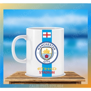 Ly Sứ, Cốc Sứ in Logo CLB Bóng Đá Manchester City - Ly Sứ Cốc Sứ in Hình Ảnh, Logo Theo Yêu Cầu