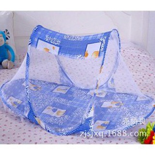Mùng màn chụp mùa hè chánh muỗi cho bé -bh 3th