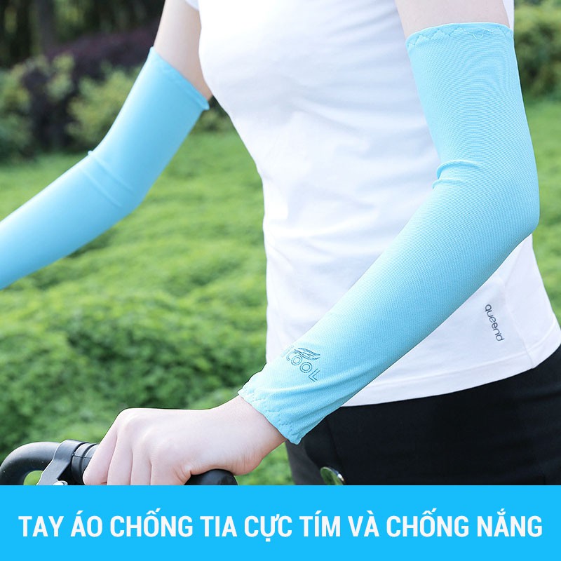 [HÀNG CÓ SẴN] Ống tay chống nắng, bao cánh tay băng tay chống tia UV khi lái xe, đi xa