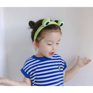 Bờm Tóc Ếch Xanh/ Cài Tóc, Băng Đô Rửa Mặt Ếch Xanh