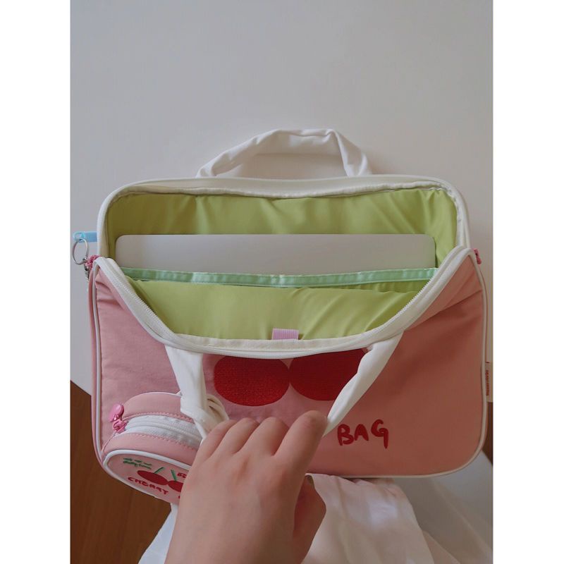 Túi Đựng Laptop 11 Inch 13.3 Inch 15.6-Inch Họa Tiết Cherry Phong Cách Mới 2022