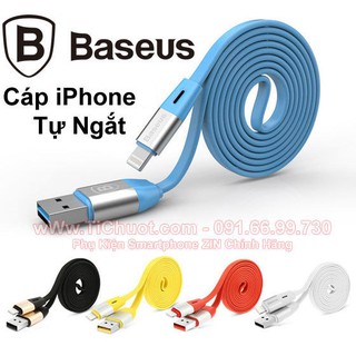Cáp Lightning Baseus Smart Power Off có LED, tự ngắt sạc khi đầy pin