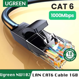 Cáp Mạng LAN Đúc Sẵn Cat6 UTP 1000Mbps Cao Cấp UGREEN NW102 - BH 18T Chính Hãng