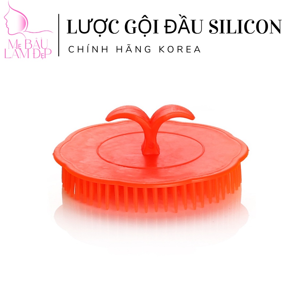 Lược gội đầu Silicone mềm - massage da đầu, tẩy tế bào chết, gỡ dối, giảm rụng, kích thích mọc tóc