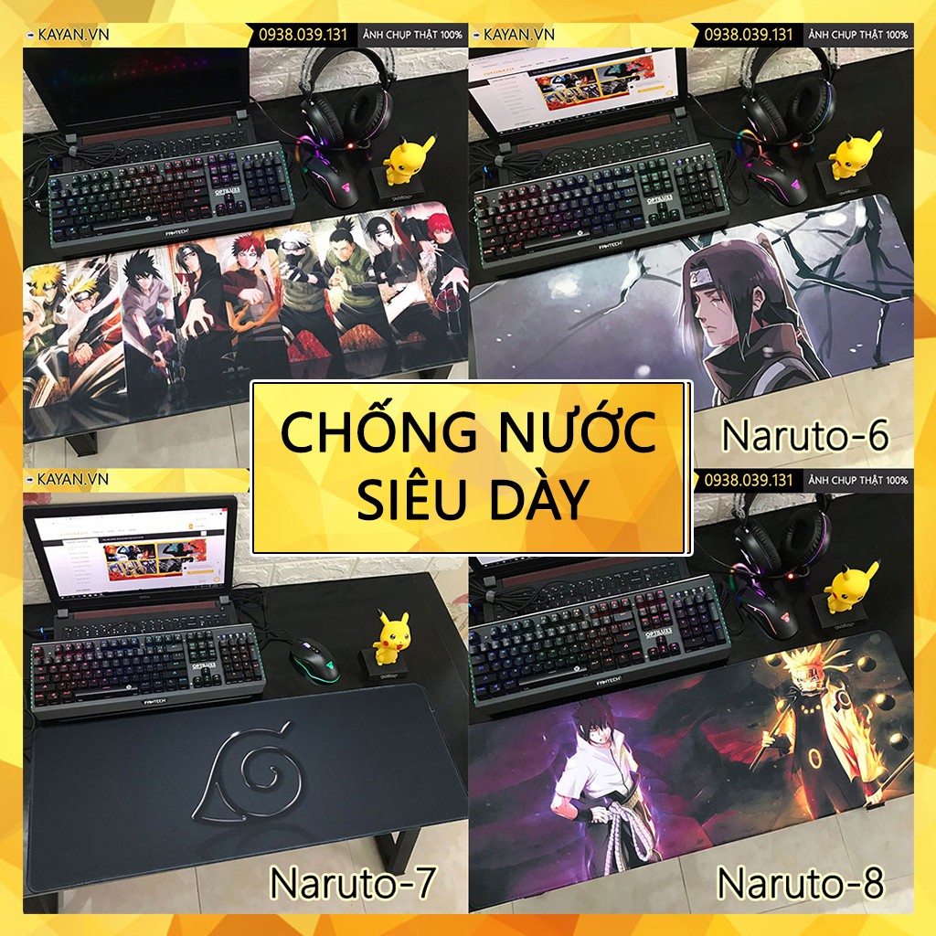 Lót chuột, bàn di chuột cỡ lớn Naruto